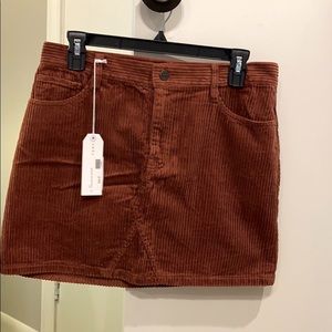 Corduroy skirt